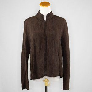 Eileen Fisher rayon silk blend jacket (S)